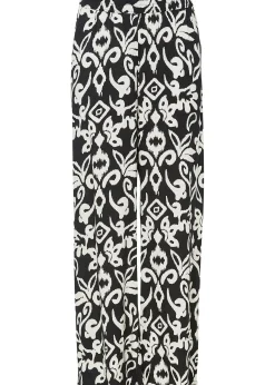 Pantalon large en viscose fluide