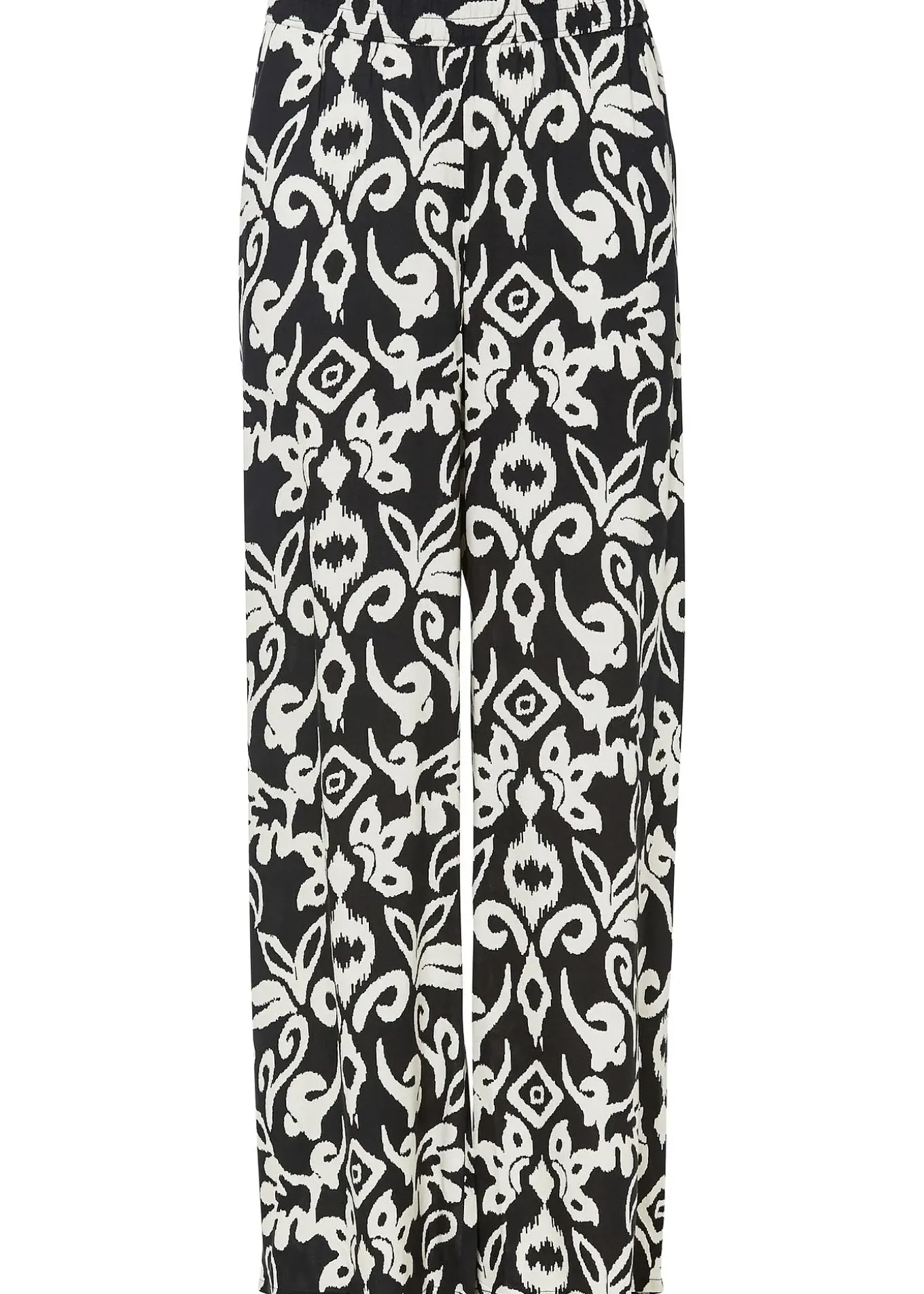 Pantalon large en viscose fluide