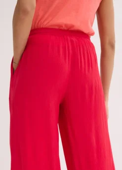 Pantalon large en viscose fine