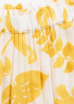 Pantalon large en viscose texturée