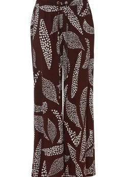 Pantalon large en viscose