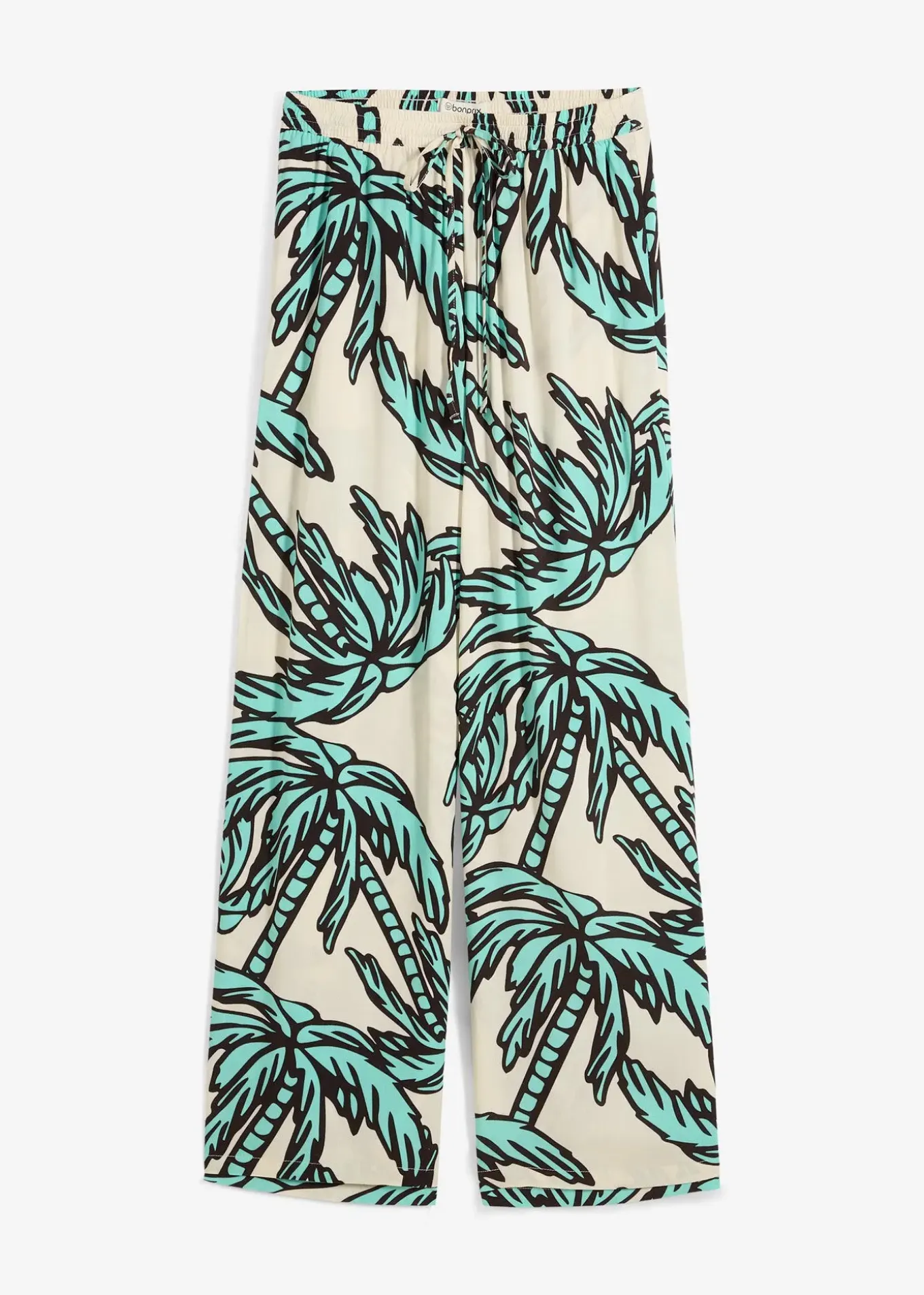 Pantalon large en viscose fluide