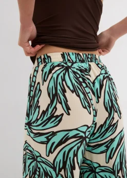 Pantalon large en viscose fluide