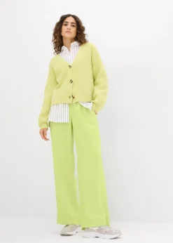 Pantalon large en viscose fluide