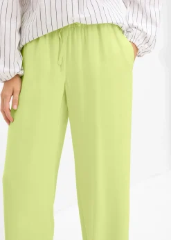 Pantalon large en viscose fluide
