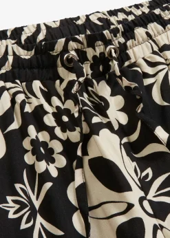 Pantalon large en viscose fluide