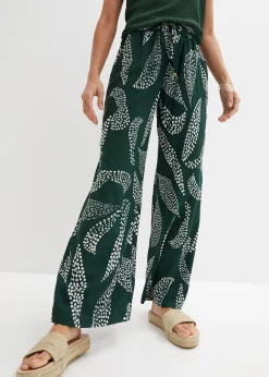 Pantalon large en viscose