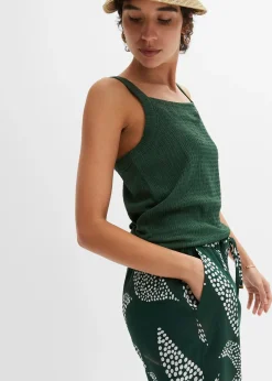 Pantalon large en viscose