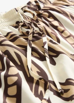 Pantalon large en viscose fluide