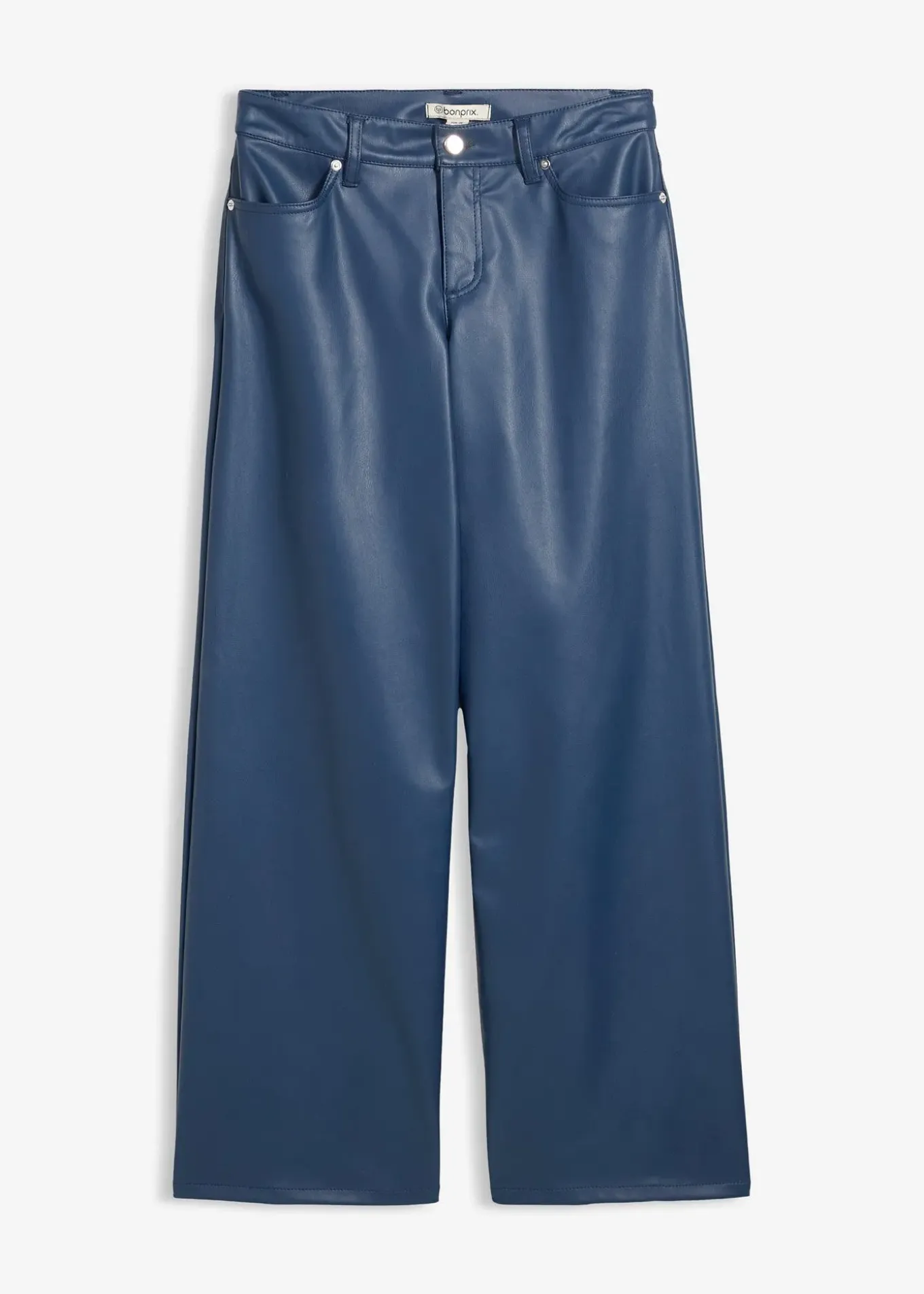 Pantalon large enduit