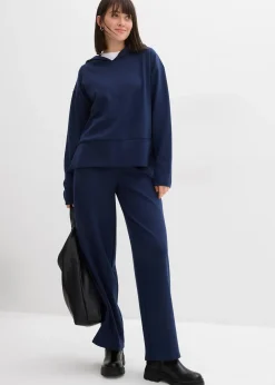 Pantalon large et confortable en Punto di Roma