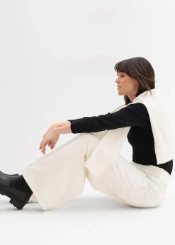 Pantalon large et confortable en Punto di Roma