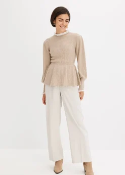 Pantalon large et léger à pinces