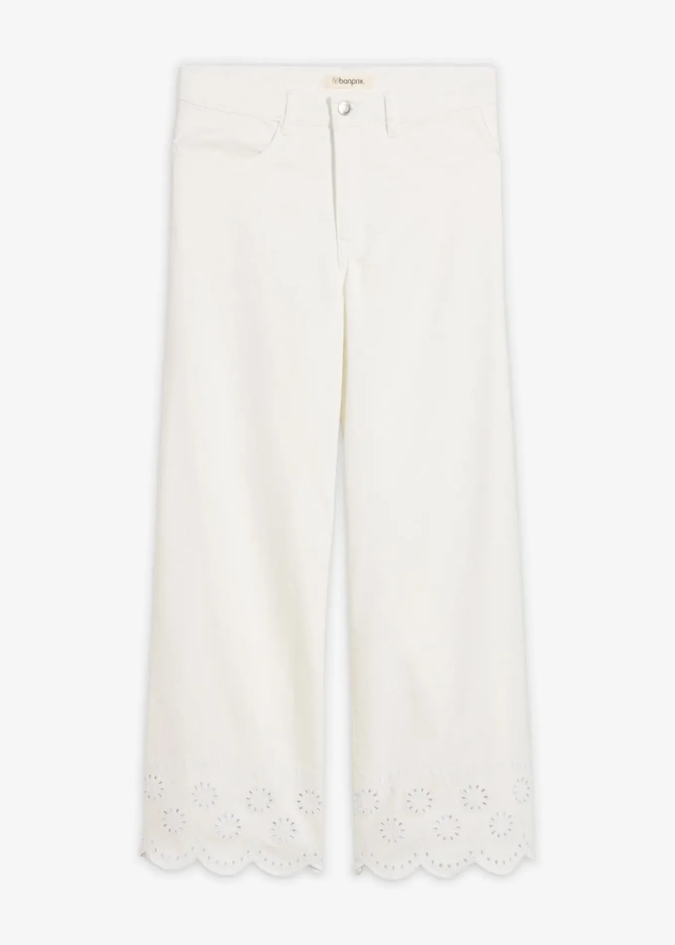 Pantalon large raccourci
