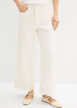 Pantalon large raccourci