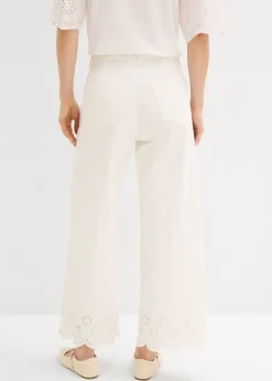 Pantalon large raccourci