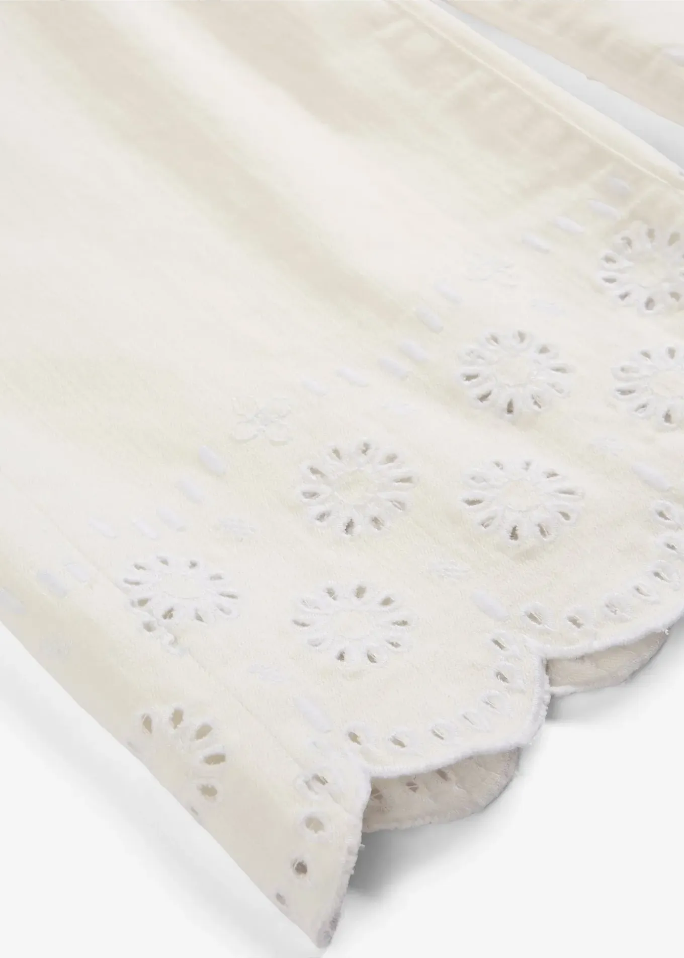 Pantalon large raccourci