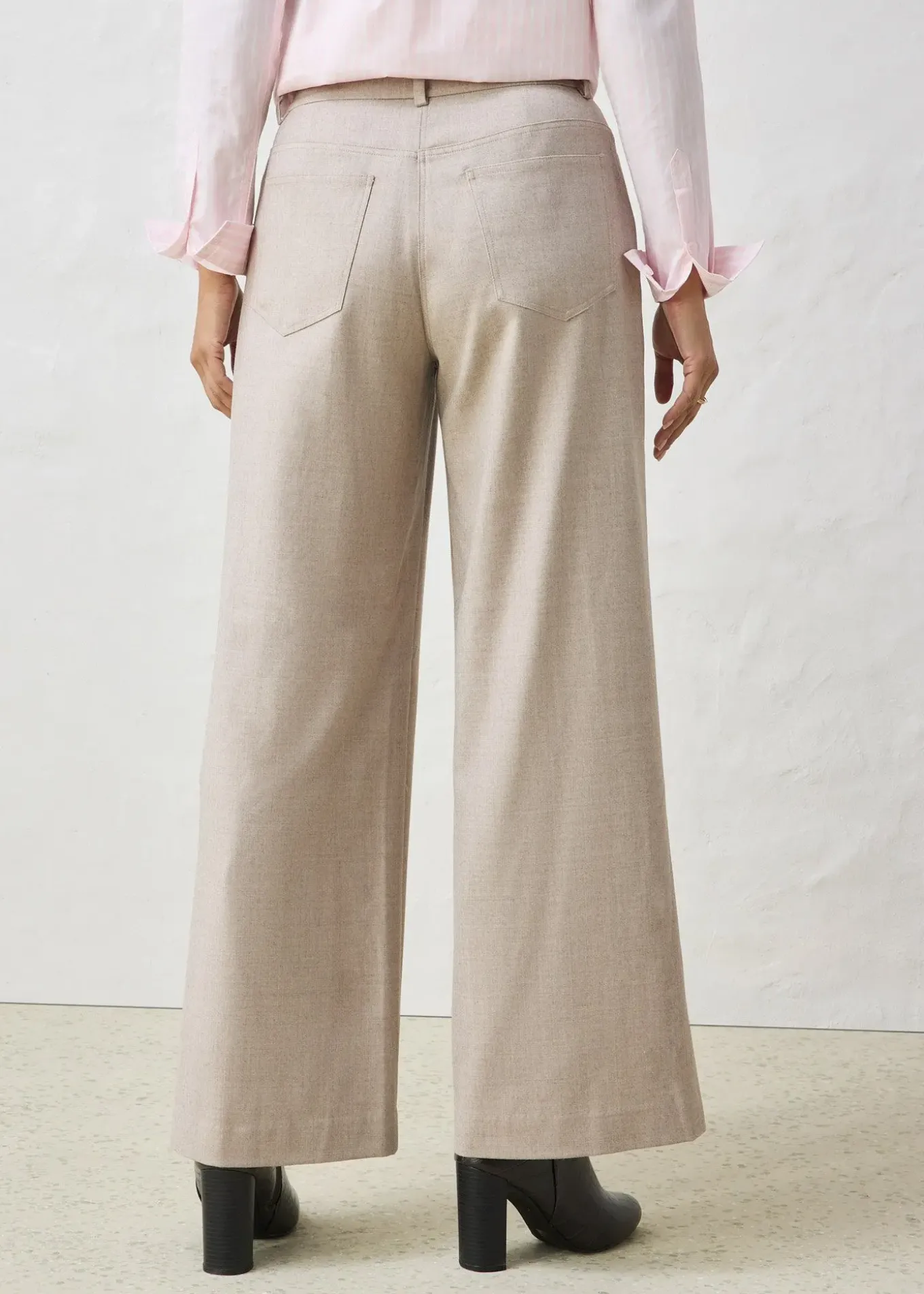 Pantalon large, style 5 poches