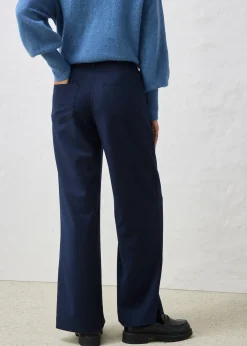 Pantalon large, style 5 poches