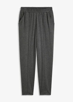 Pantalon élastiqué avec nervures devant