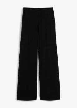 Pantalon élastiqué en maille