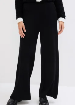 Pantalon élastiqué en maille