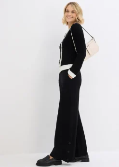 Pantalon élastiqué en maille