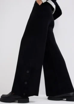 Pantalon élastiqué en maille