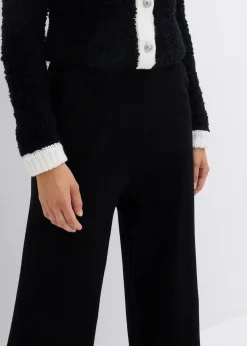 Pantalon élastiqué en maille