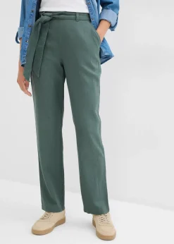 Pantalon léger à taille élastiquée