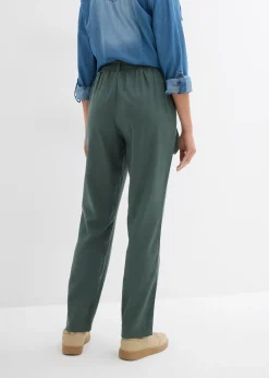 Pantalon léger à taille élastiquée