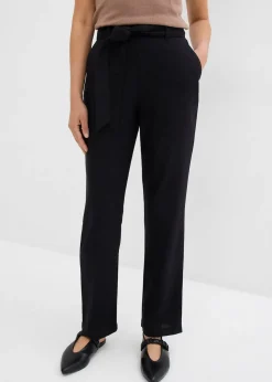 Pantalon léger à taille élastiquée