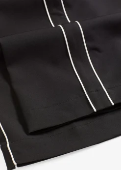 Pantalon palazzo à galons décoratifs