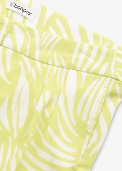 Pantalon palazzo à taille élastiquée