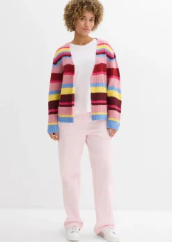 Pantalon palazzo à taille haute et élastiquée