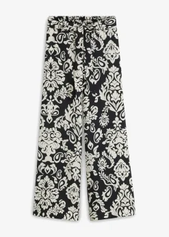 Pantalon palazzo à taille confortable