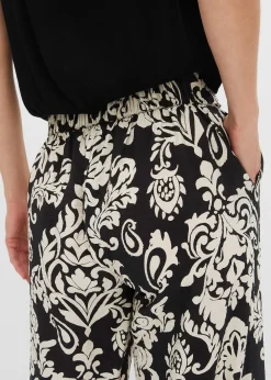 Pantalon palazzo à taille confortable