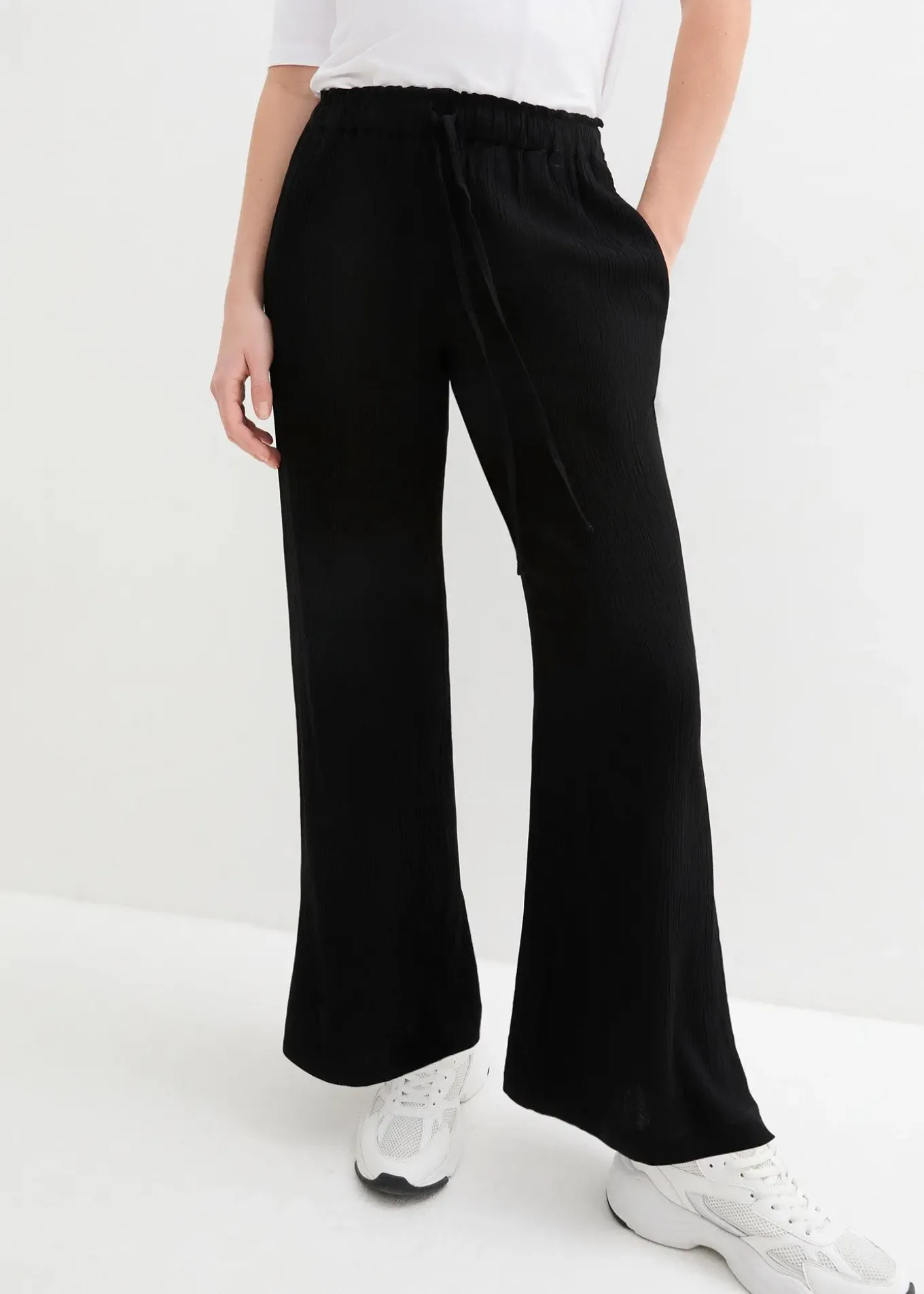 Pantalon palazzo 100% viscose