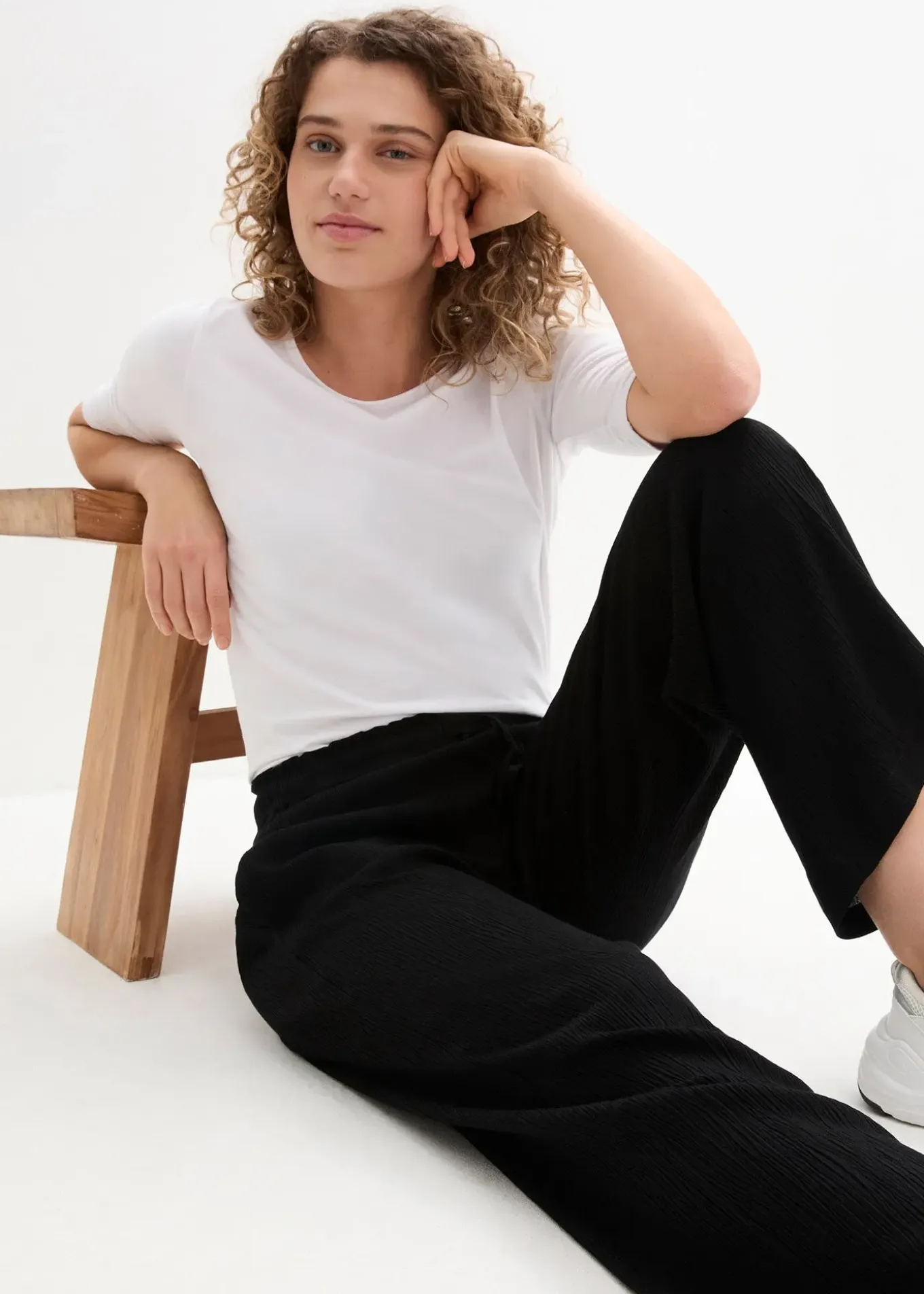 Pantalon palazzo 100% viscose