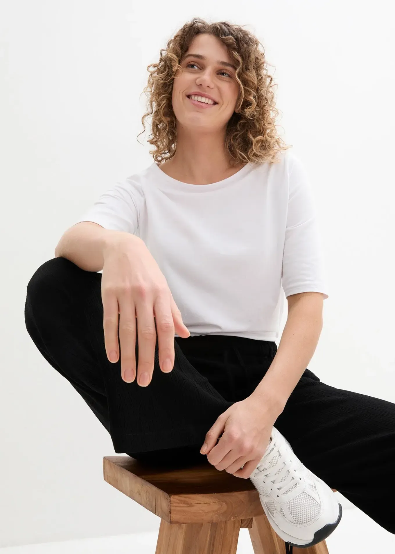 Pantalon palazzo 100% viscose