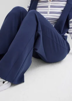 Pantalon palazzo doux en néoprène