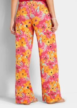 Pantalon palazzo en jersey viscose doux