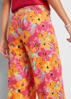 Pantalon palazzo en jersey viscose doux