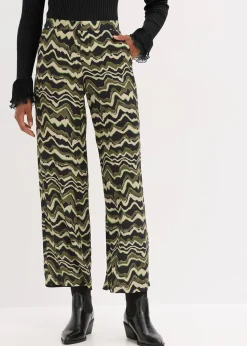 Pantalon palazzo en léger crêpe de viscose