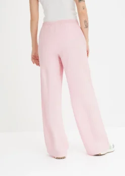 Pantalon palazzo en lin mélangé