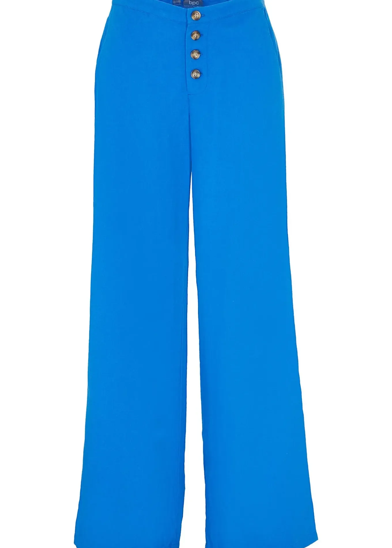 Pantalon palazzo en lin mélangé