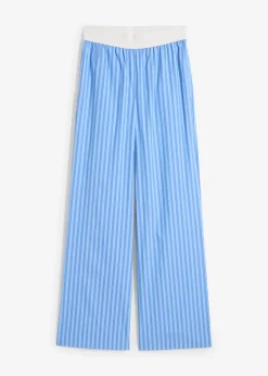 Pantalon palazzo en popeline