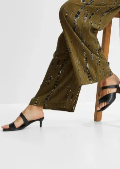 Pantalon palazzo en viscose fluide