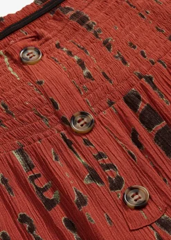 Pantalon palazzo en viscose fluide