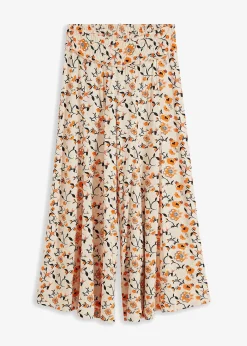 Pantalon palazzo en viscose fluide